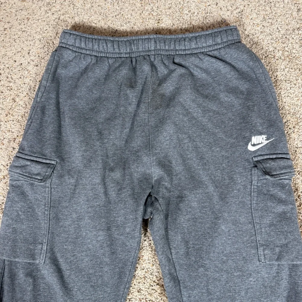 Nike Sportswear Club Fleece Cargo Pants Mens Medium Joggers CD3129-071 Gray